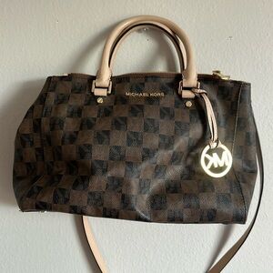 Michael Kors Sutton Checkerboard satchel Medium